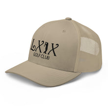 Curve Logo Trucker Cap - Black Logo by LXIX GOLF CLUB — view 52