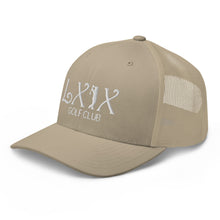 Curve Logo Trucker Cap - White Logo by LXIX GOLF CLUB — view 52