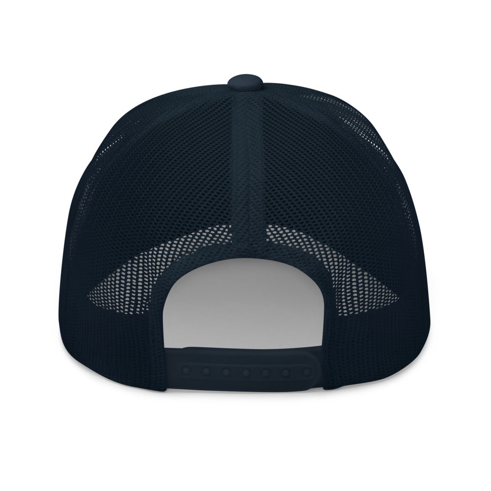Four Box Logo Trucker Cap - Black Logo by LXIX GOLF CLUB — view 14