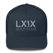 Swinger Logo Trucker Cap - Gray Logo by LXIX GOLF CLUB — view 3