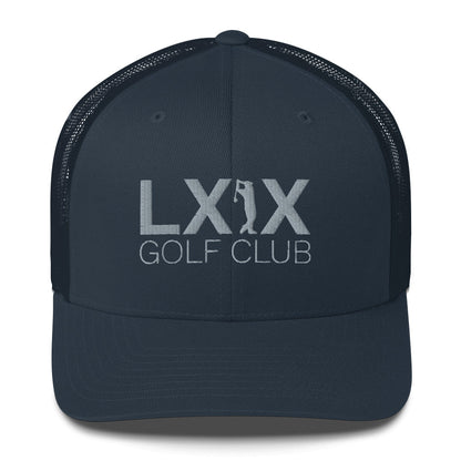 Swinger Logo Trucker Cap - Gray Logo by LXIX GOLF CLUB — view 3