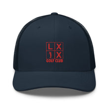 Four Box Logo Trucker Cap - Red Logo by LXIX GOLF CLUB — view 13