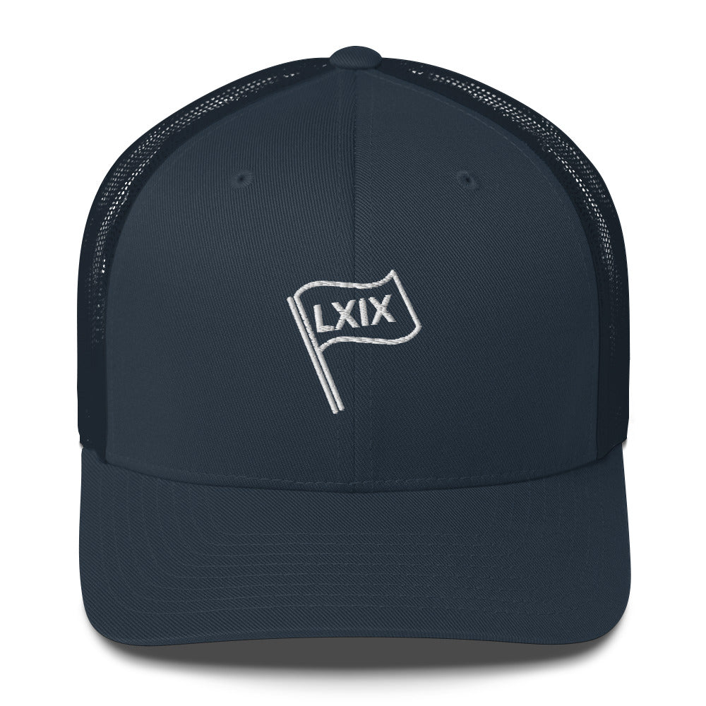 LXIX Flag Trucker Cap by LXIX GOLF CLUB