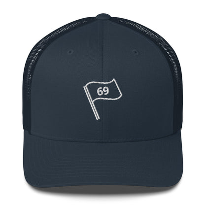 69 Flag Trucker Cap by LXIX GOLF CLUB — view 4
