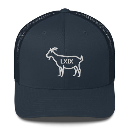The GOAT Trucker Cap by LXIX GOLF CLUB