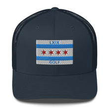 Chicago Flag Trucker Cap by LXIX GOLF CLUB
