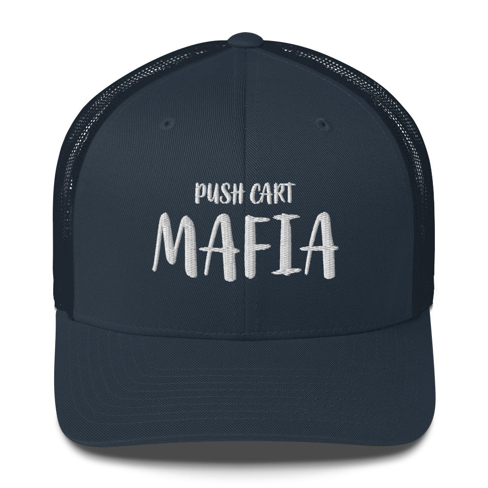 Push Cart Mafia Trucker Cap by LXIX GOLF CLUB — view 3