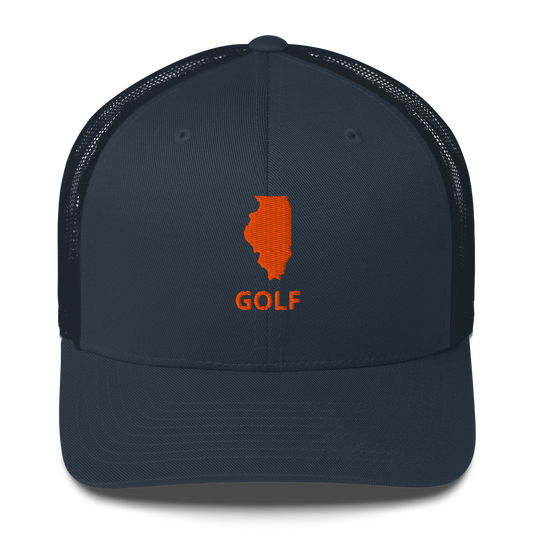 Illinois Golf Trucker Cap by LXIX GOLF CLUB