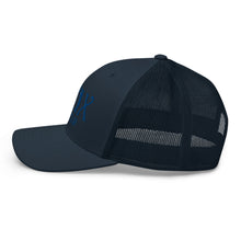 Curve Logo Trucker Cap - Blue Logo by LXIX GOLF CLUB — view 16