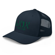 Curve Logo Trucker Cap - Green Logo by LXIX GOLF CLUB — view 16