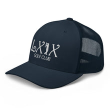 Curve Logo Trucker Cap - White Logo by LXIX GOLF CLUB — view 16