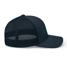 Curve Logo Trucker Cap - Green Logo by LXIX GOLF CLUB — view 17