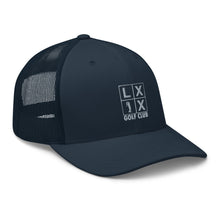 Four Box Logo Trucker Cap - Gray Logo by LXIX GOLF CLUB — view 18