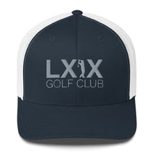 Swinger Logo Trucker Cap - Gray Logo by LXIX GOLF CLUB — view 4