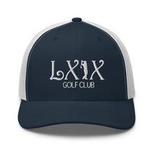 Curve Logo Trucker Cap - White Logo by LXIX GOLF CLUB — view 19