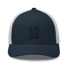 Four Box Logo Trucker Cap - Black Logo by LXIX GOLF CLUB — view 19