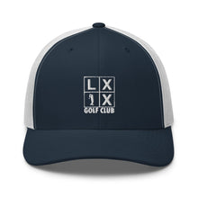 Four Box Logo Trucker Cap - White Logo by LXIX GOLF CLUB — view 19