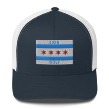 Chicago Flag Trucker Cap by LXIX GOLF CLUB — view 2