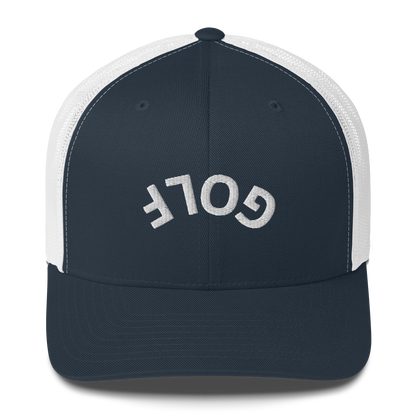Upside Down Golf Arch Trucker Cap by LXIX GOLF CLUB — view 5
