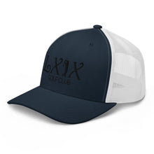 Curve Logo Trucker Cap - Black Logo by LXIX GOLF CLUB — view 22