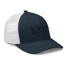Curve Logo Trucker Cap - Black Logo by LXIX GOLF CLUB — view 24