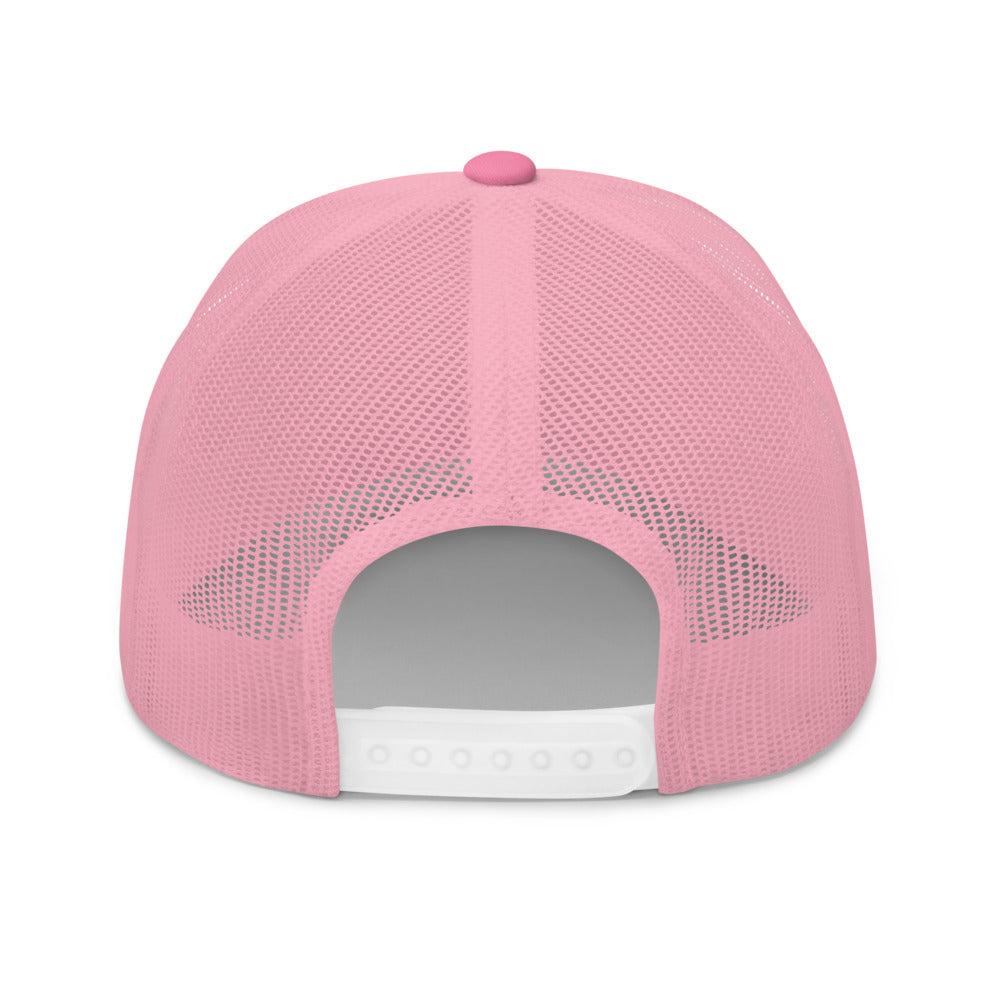 Curve Logo Trucker Cap - Black Logo by LXIX GOLF CLUB — view 44