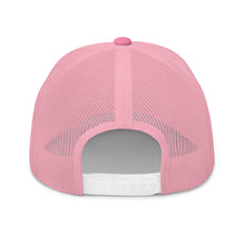 Curve Logo Trucker Cap - Blue Logo by LXIX GOLF CLUB — view 45