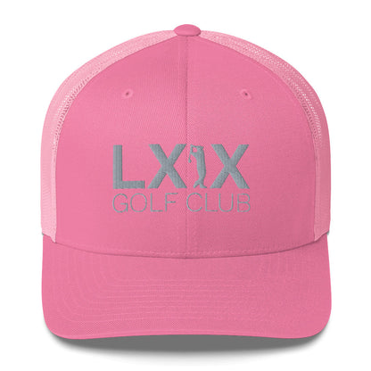 Swinger Logo Trucker Cap - Gray Logo by LXIX GOLF CLUB — view 6