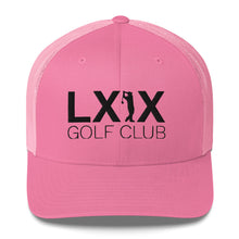 Swinger Logo Trucker Cap - Black Logo by LXIX GOLF CLUB — view 4