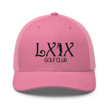 Curve Logo Trucker Cap - Black Logo by LXIX GOLF CLUB — view 43
