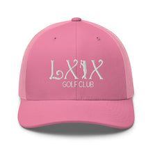 Curve Logo Trucker Cap - White Logo by LXIX GOLF CLUB — view 43