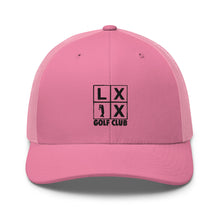 Four Box Logo Trucker Cap - Black Logo by LXIX GOLF CLUB — view 30