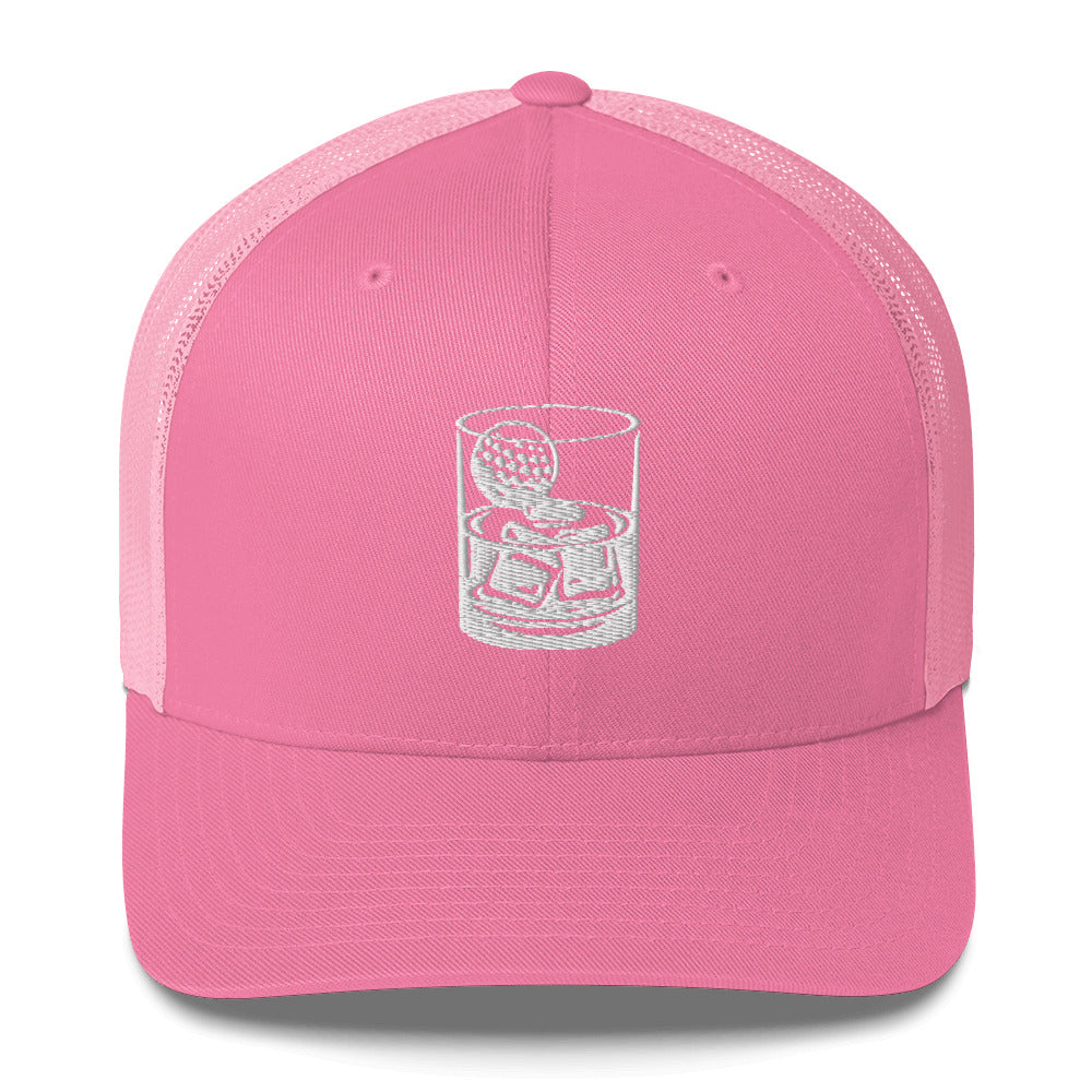 Whiskey Glass Trucker Cap by LXIX GOLF CLUB — view 7