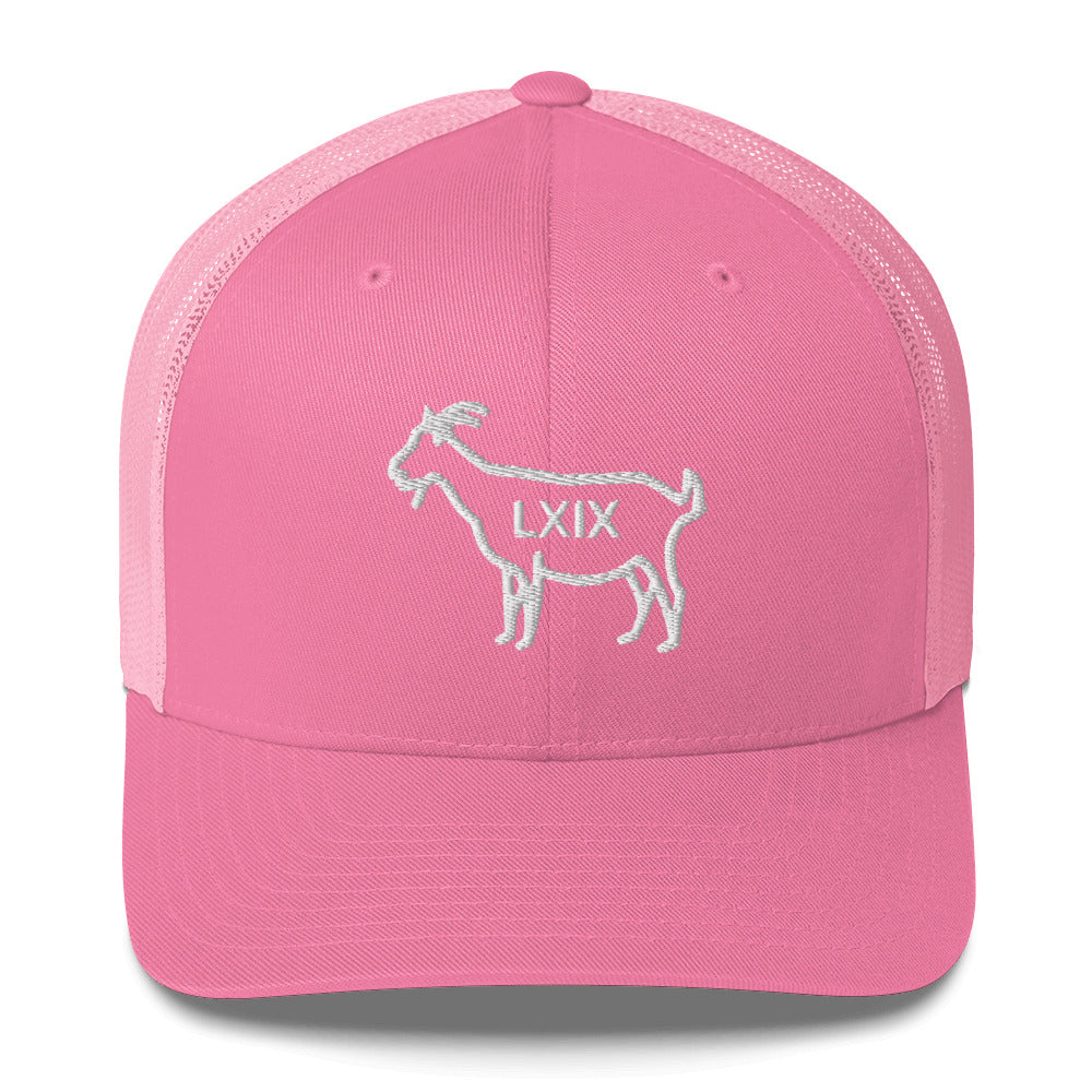 The GOAT Trucker Cap by LXIX GOLF CLUB — view 9