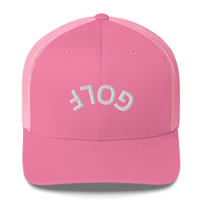 Upside Down Golf Arch Trucker Cap by LXIX GOLF CLUB — view 14