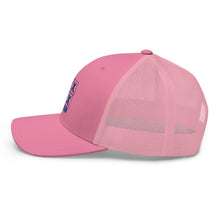 Four Box Logo Trucker Cap - Blue Logo by LXIX GOLF CLUB — view 33