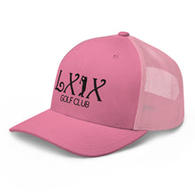 Curve Logo Trucker Cap - Black Logo by LXIX GOLF CLUB — view 46