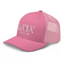 Curve Logo Trucker Cap - White Logo by LXIX GOLF CLUB — view 46