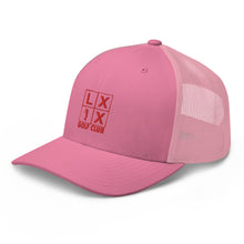 Four Box Logo Trucker Cap - Red Logo by LXIX GOLF CLUB — view 34