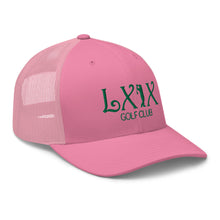 Curve Logo Trucker Cap - Green Logo by LXIX GOLF CLUB — view 48