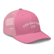 Arch Logo Trucker Cap - White Logo by LXIX GOLF CLUB — view 36