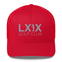 Swinger Logo Trucker Cap - Gray Logo by LXIX GOLF CLUB — view 5