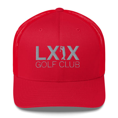 Swinger Logo Trucker Cap - Gray Logo by LXIX GOLF CLUB — view 5