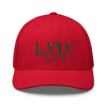 Curve Logo Trucker Cap - Green Logo by LXIX GOLF CLUB — view 25