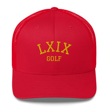 Collegiate Arch Trucker Cap by LXIX GOLF CLUB — view 2