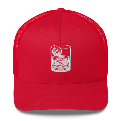 Whiskey Glass Trucker Cap by LXIX GOLF CLUB — view 6