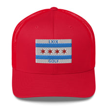 Chicago Flag Trucker Cap by LXIX GOLF CLUB — view 3
