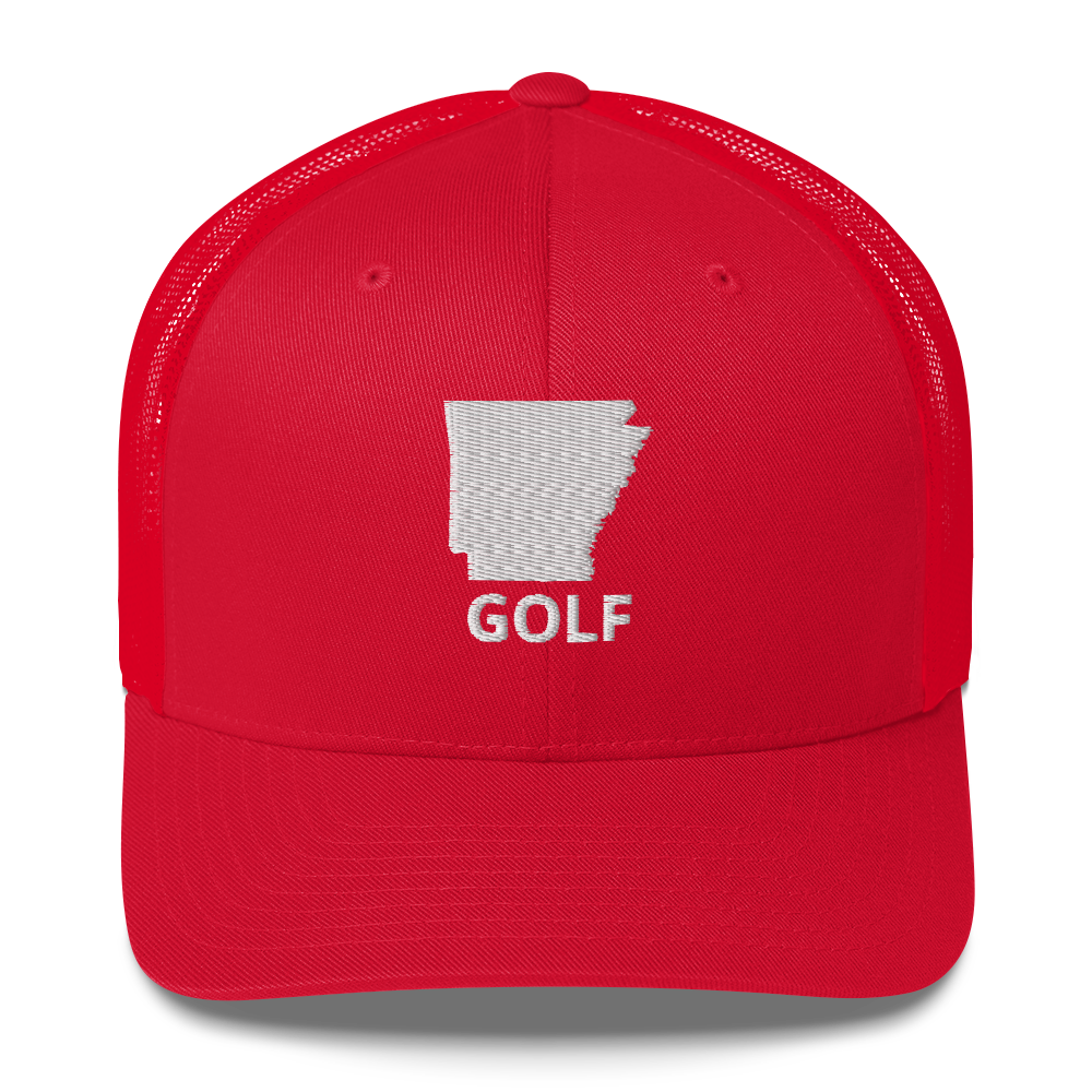 Arkansas Golf Trucker Cap by LXIX GOLF CLUB