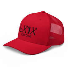 Curve Logo Trucker Cap - Black Logo by LXIX GOLF CLUB — view 28