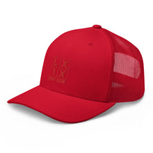 Four Box Logo Trucker Cap - Red Logo by LXIX GOLF CLUB — view 28